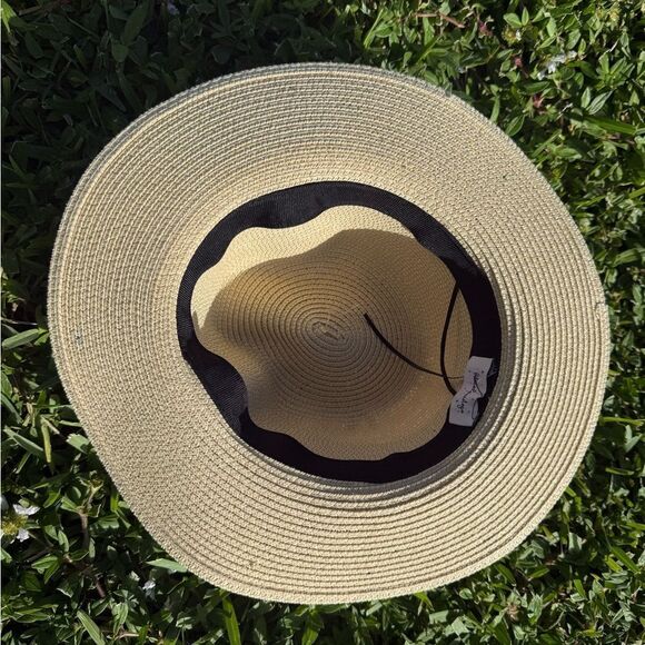 Hand Painted Lemon Fedora BRAND NEW - Adjustable Sizing